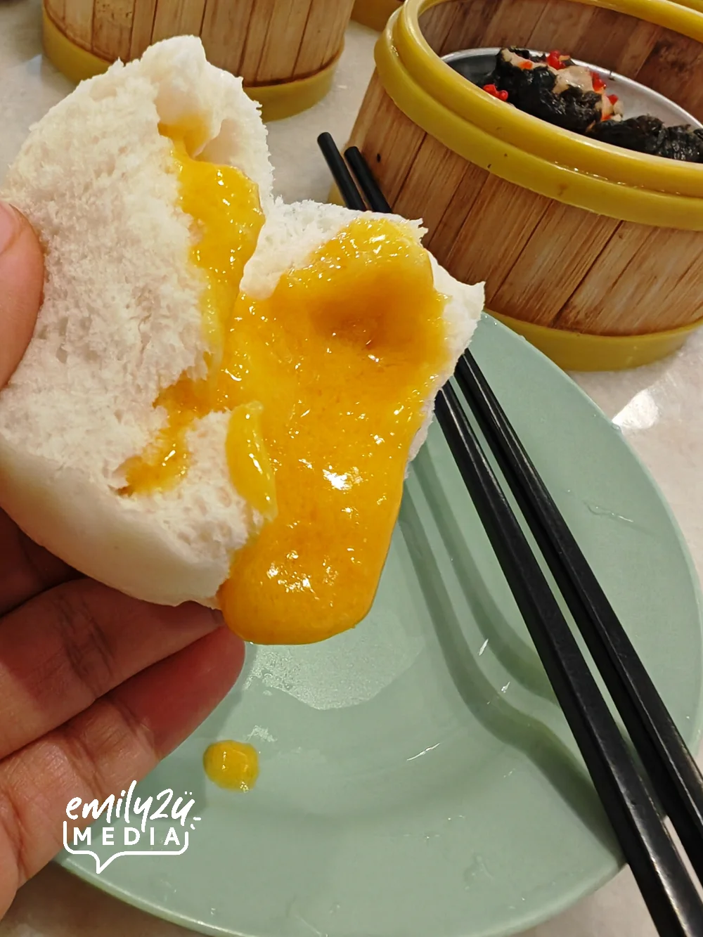 Salted Egg Custard Bun