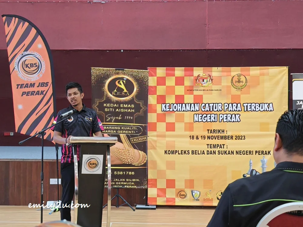 Tuan Mohd Khairul bin Kamis, Deputy Director, Perak Department of Youth & Sports (Sports Development)
