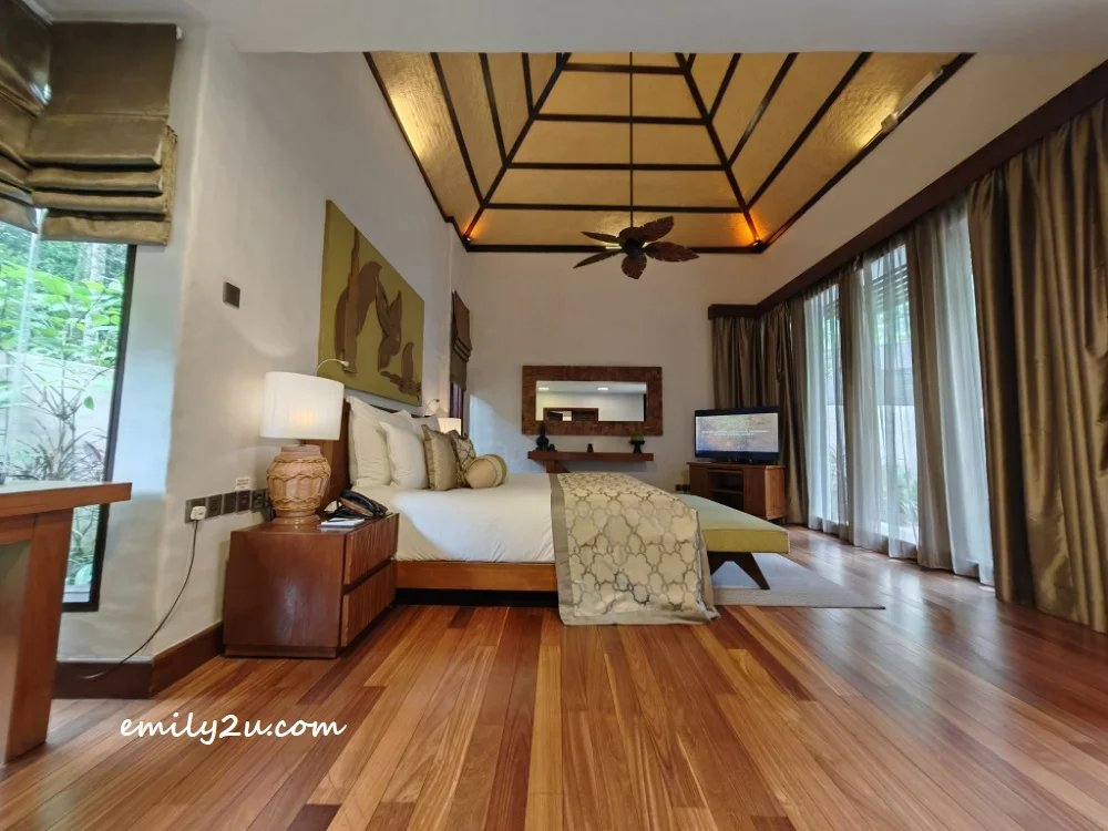 low-angle shot of the suite