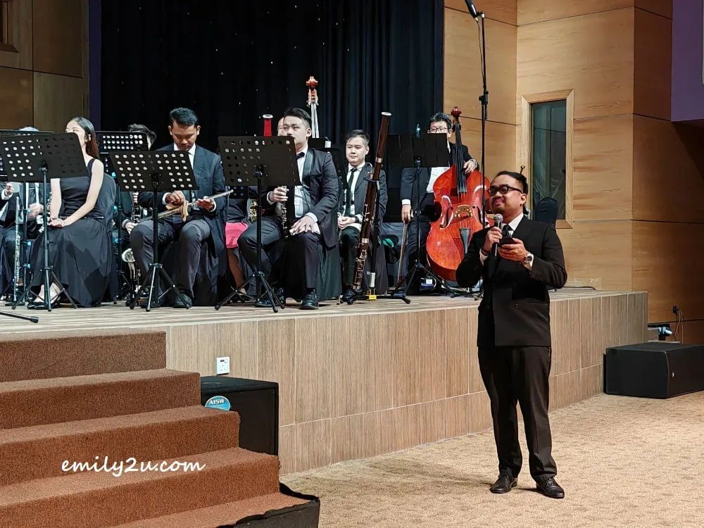 Kinta Valley Wind Orchestra: Press Start emcee for the evening