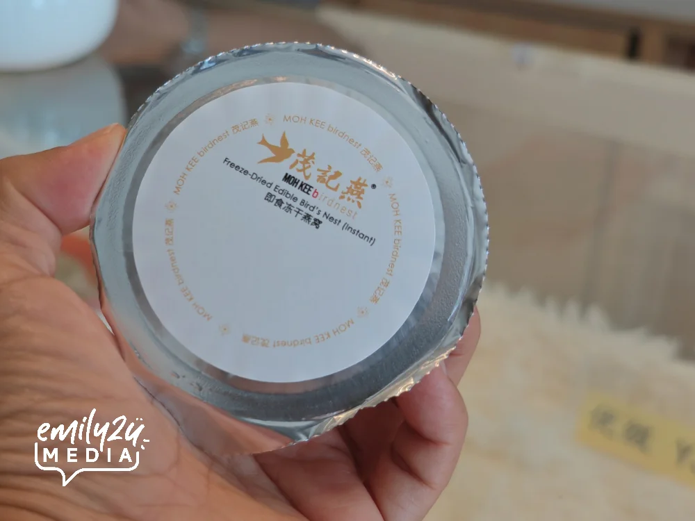 freeze-dried bird's nest priced at RM37