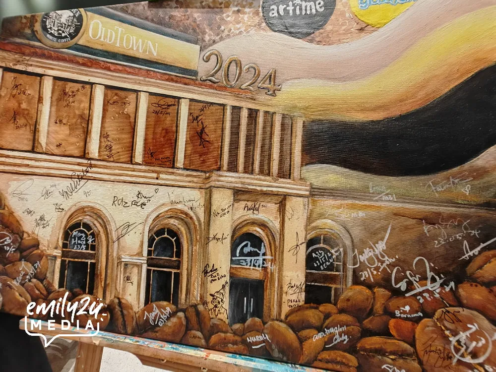 a painting of the OldTown Heritage Centre