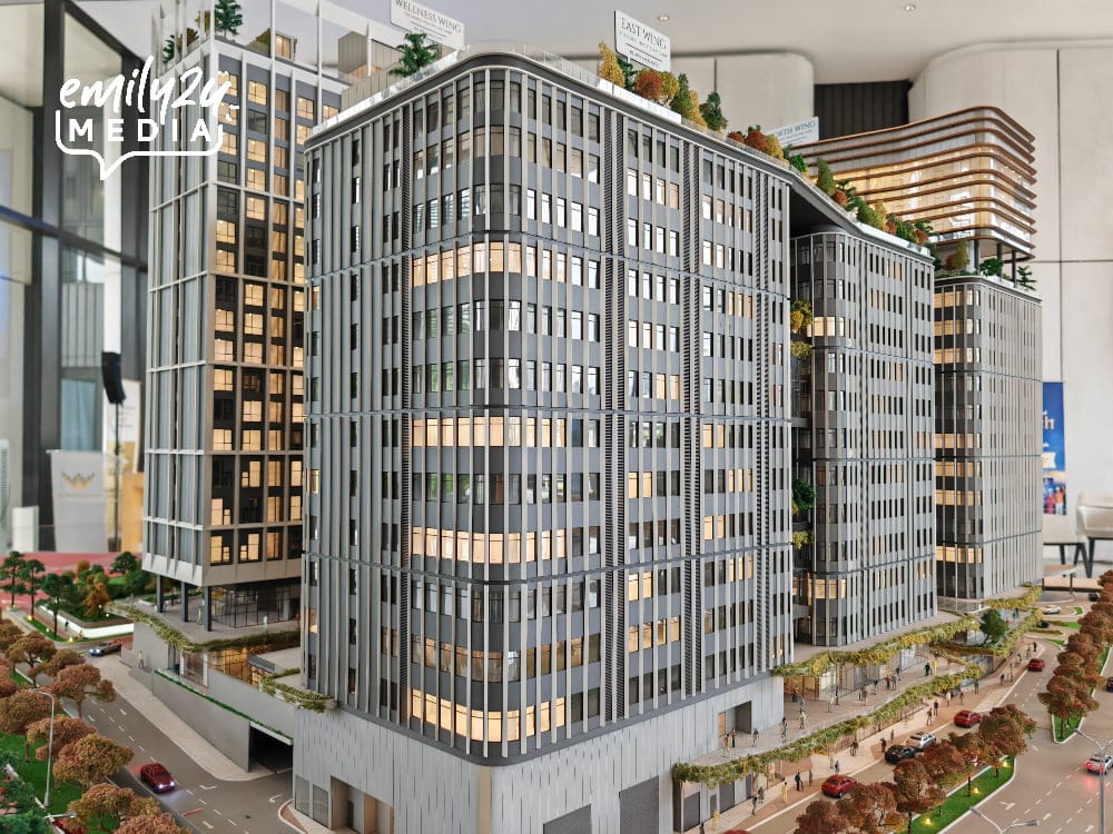 close-up view of Nobel Healthcare Park