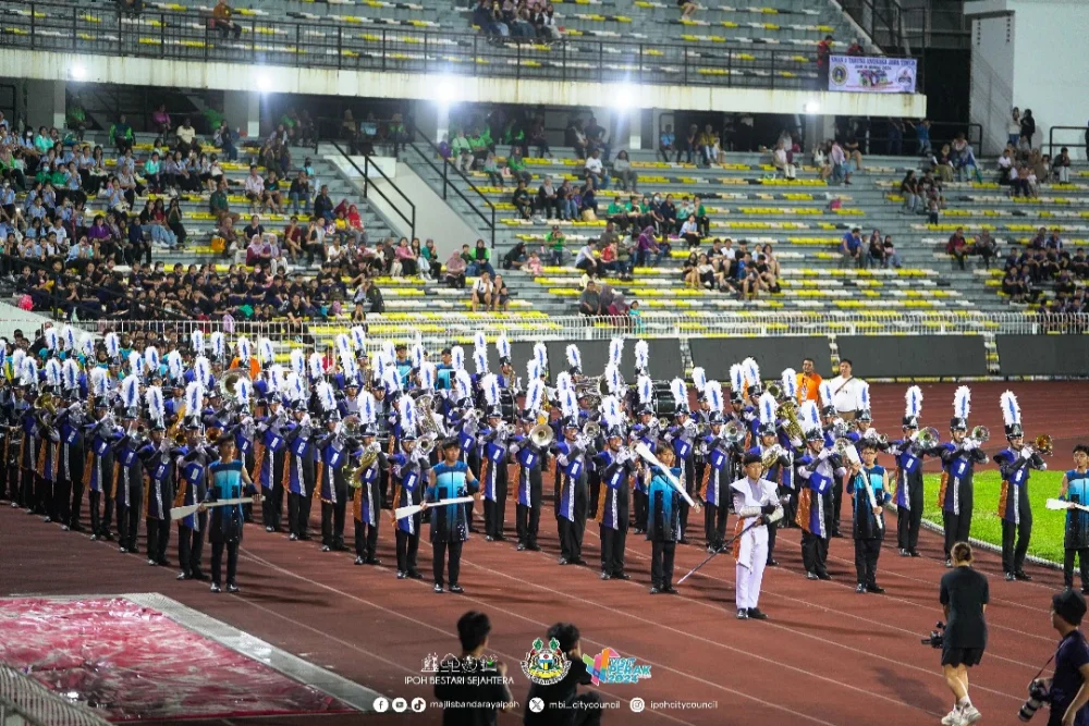 the march past