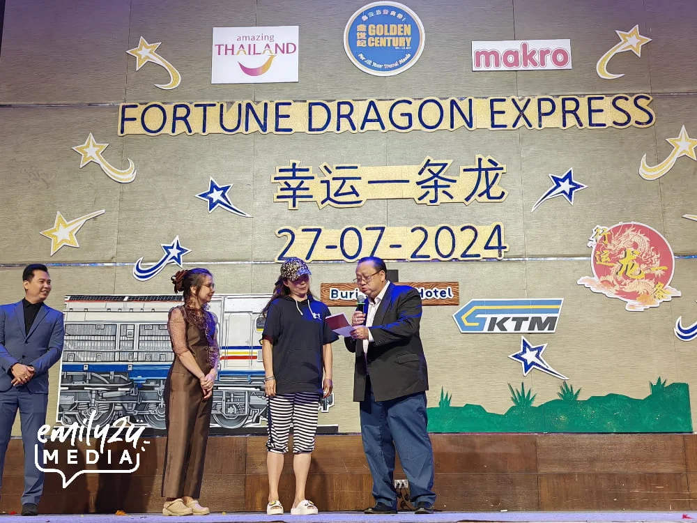 Grand Prize lucky draw winner of 5D4N Chiangmai Ground Tour for two by Golden Century (M)