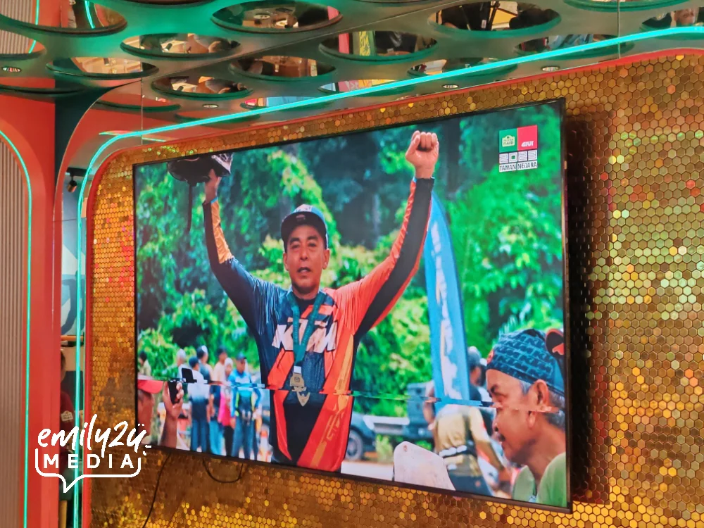 Acoi PangkoLo when he crossed the finishing line in the 2023 edition of Rimba Raid