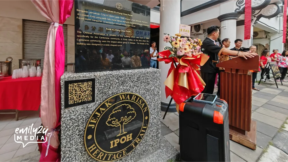the Perak Ku Kong Chow Association building has achieved the heritage building status