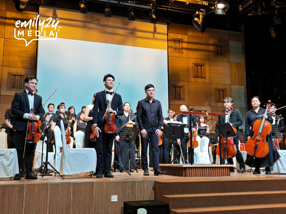 concert master-cum-soloist violinist Ooi Tek Yi