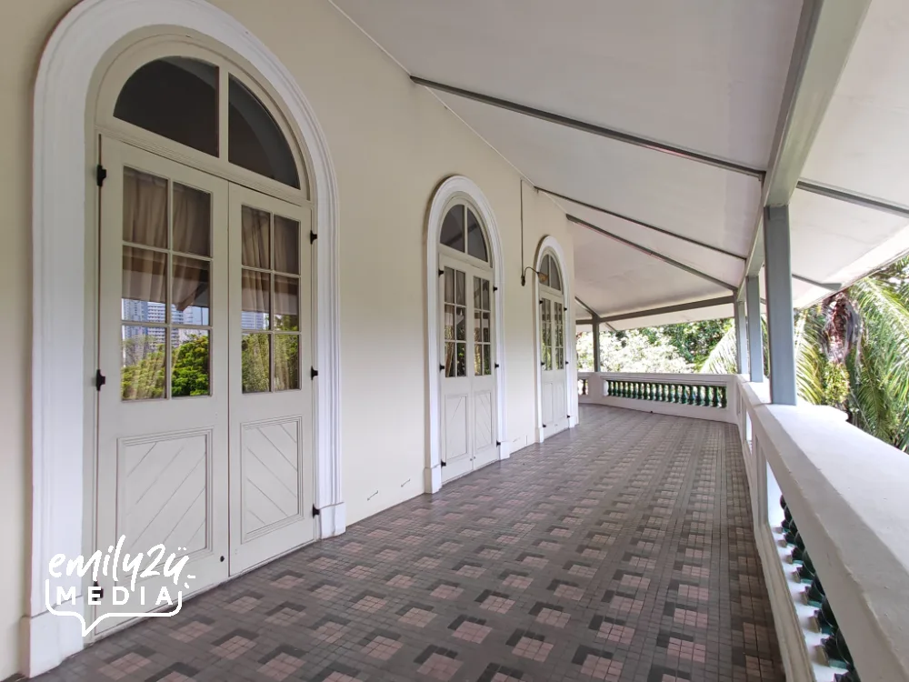the veranda