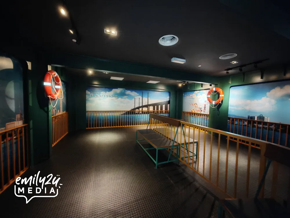 this section is a replica of the iconic Penang ferry