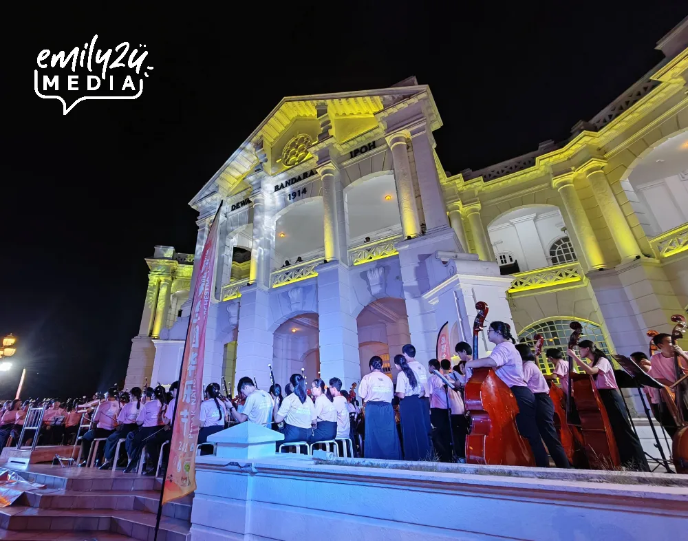 the Chinese orchestra as part of the 2024 Perak National Chinese Orchestra Festival