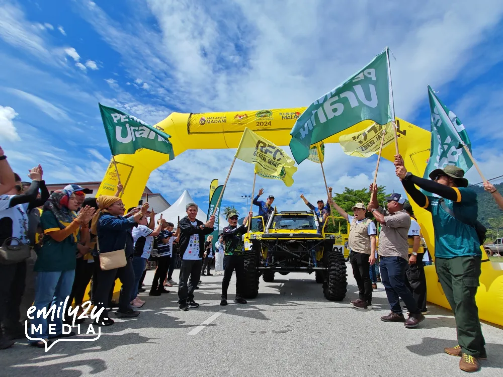 Luis Wee and other dignitaries flag off RFC 2024 in Lenggong, Perak for the 27th edition