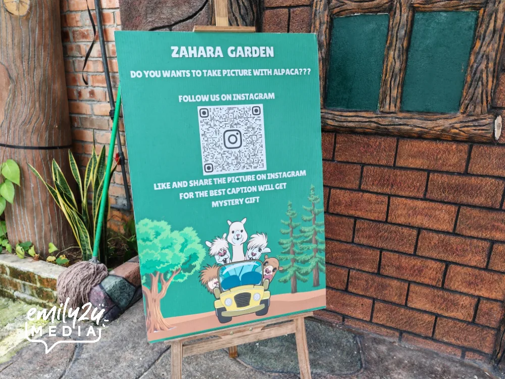 Zahara Garden on social media