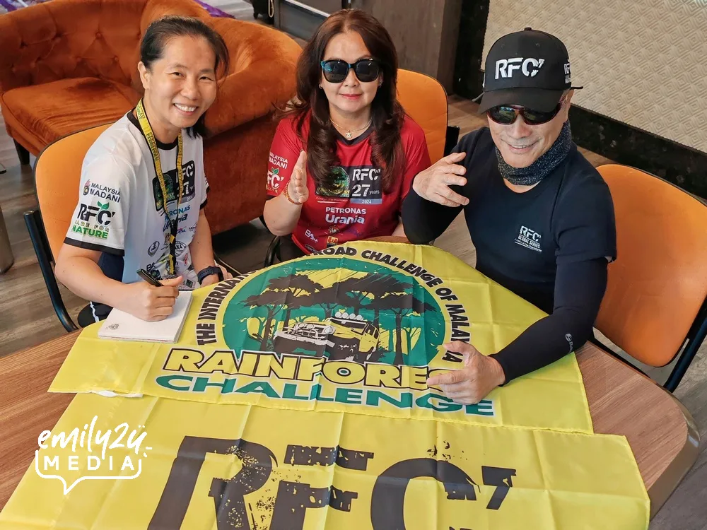 exclusive interview with RFC founder Luis Wee (R) with RFC International Secretariat Maggie Ong (M)