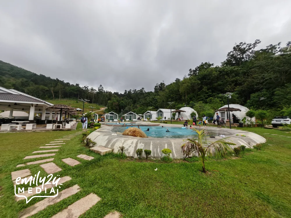 part of the compound of Rock Garden & Himalaya Camping Resort