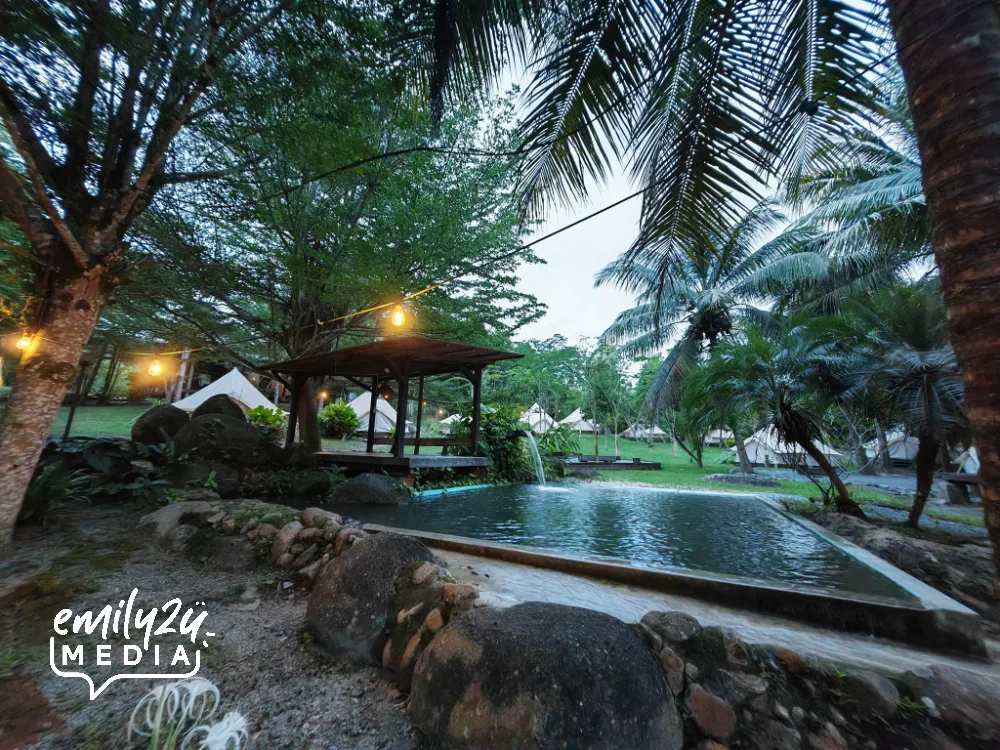 the pool