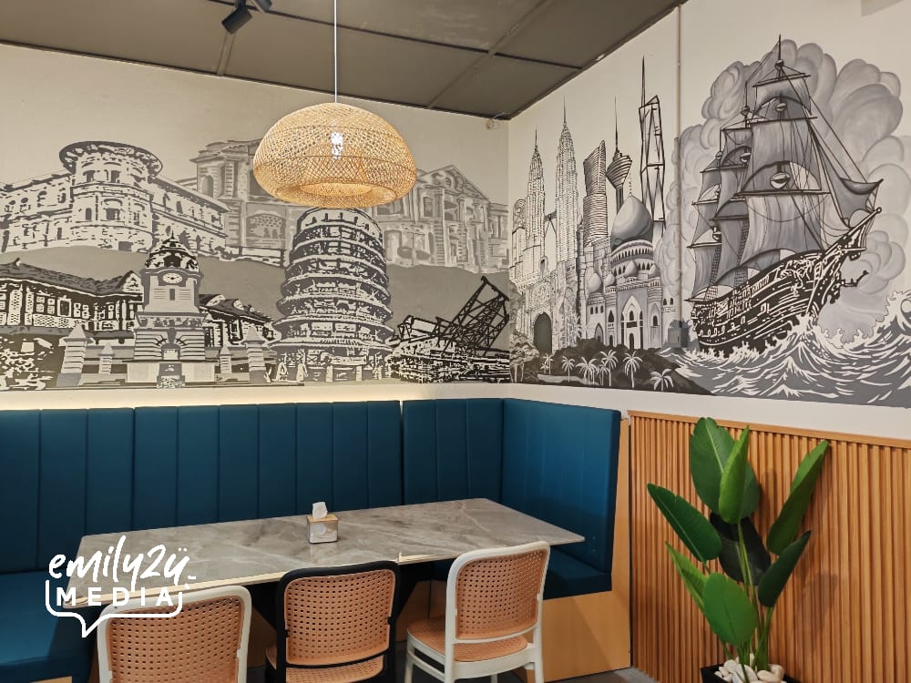 wall mural by a local artist, Edwin