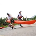 Dave Spence (R) and his race partner in the recent Lenggong Ironbound Expedition A1 that they won (Mixed Category) in Lenggong, Perak