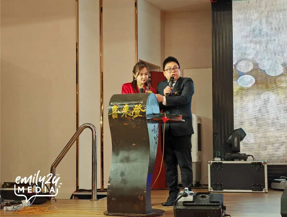 emcees for the event