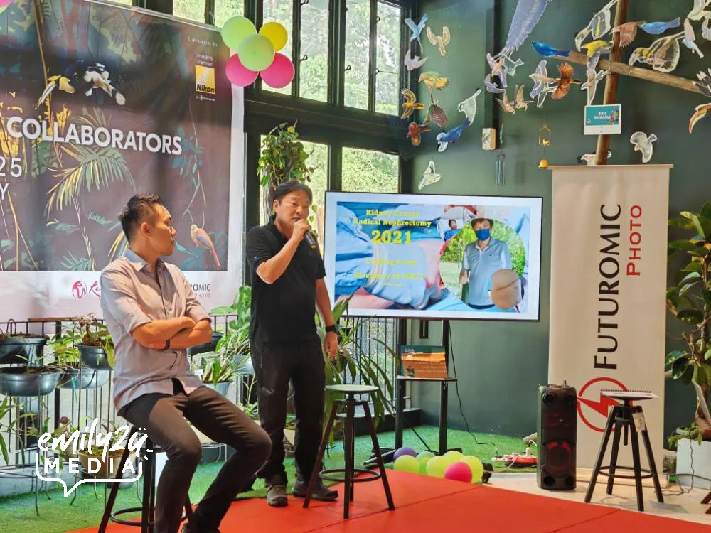 Eric Chong explains about MRET activated water during Genting Nature Adventures Conference of Experts and Collaborators 2025 in May