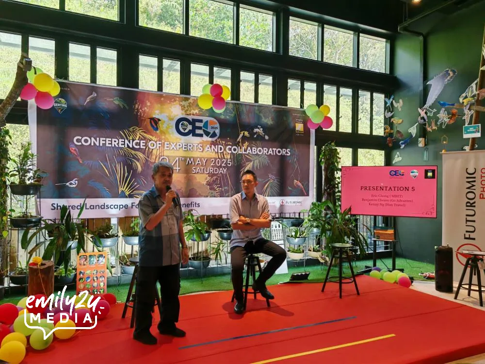 Kenny Ng shares his experience during Genting Nature Adventures Conference of Experts and Collaborators 2025 in May