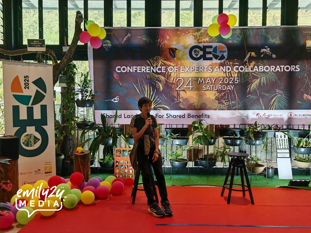 Angie shares during Genting Nature Adventures Conference of Experts and Collaborators 2025 in May