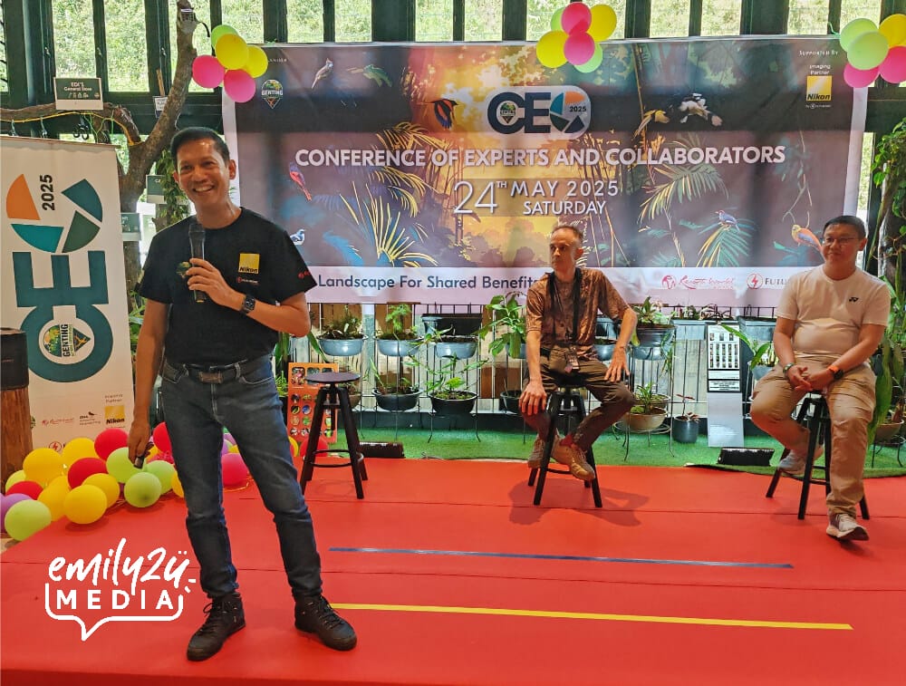 Dr. Ignatius Augustine, a medical doctor in Internal Medicine, shares his passion for bird photography using Nikon cameras during the Nikon session of GNA CoEC 2025