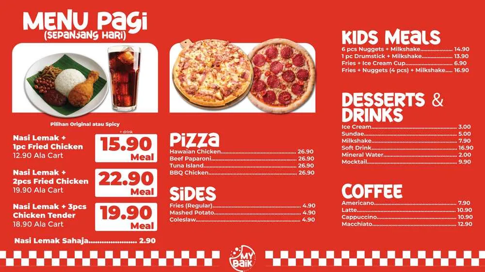 menu (back page)