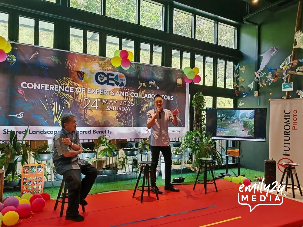 Benjamin Cheam speaks during Genting Nature Adventures Conference of Experts and Collaborators 2025 in May