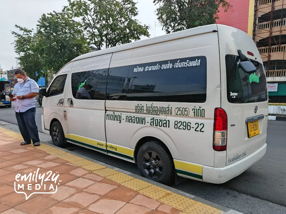 the public van to Songkhla from Hat Yai Clock Tower