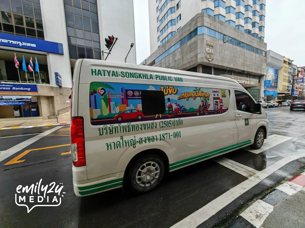 our Songkhla public van has arrived in Hat Yai