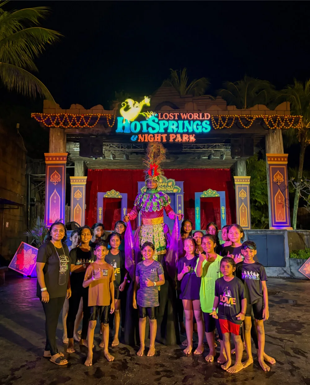 some guests at Sunway Lost World of Tambun
