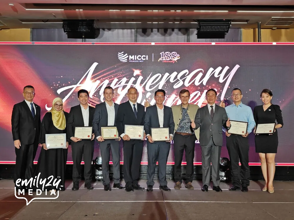 presentation of certificates to new MICCI members