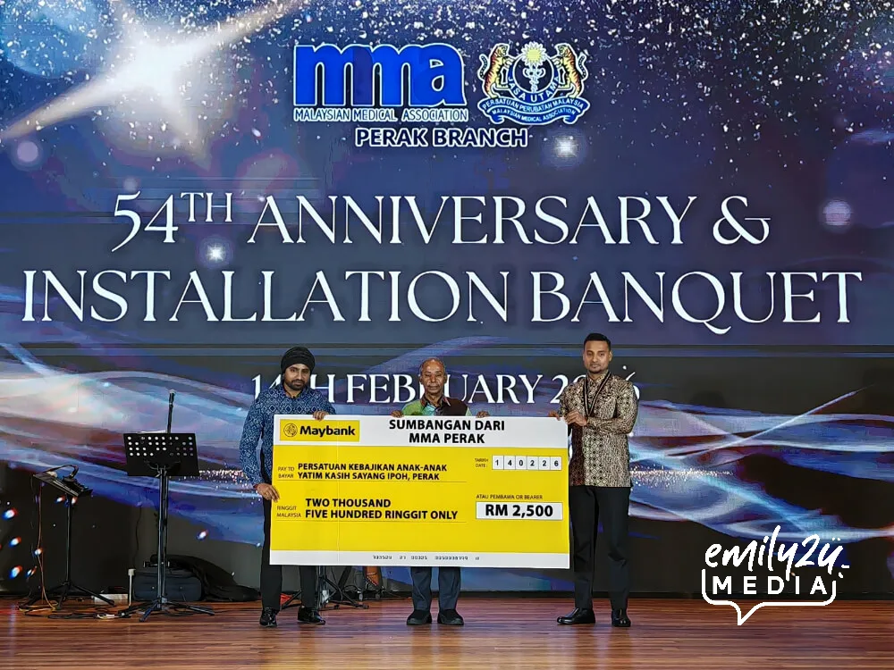 MMA Perak contributes RM2,500 to Persatuan Kebajikan Anak-Anak Yatim Kasih Sayang Ipoh
