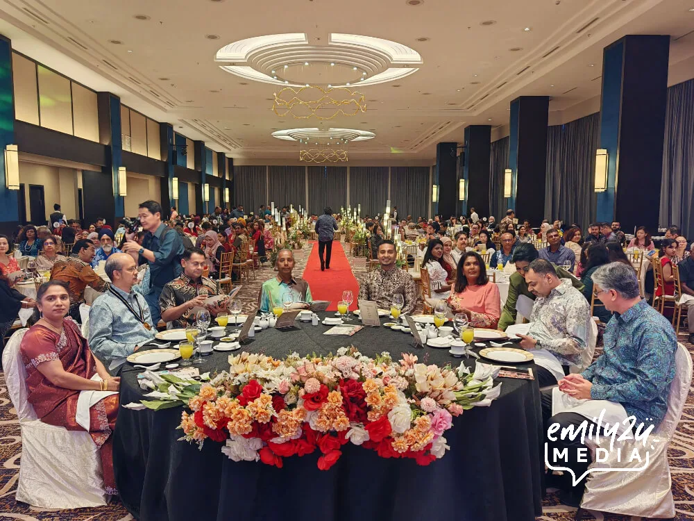 at the VIP table