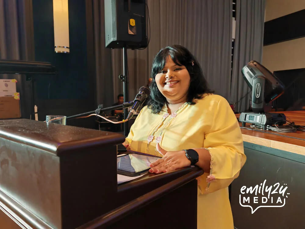 emcee for the event