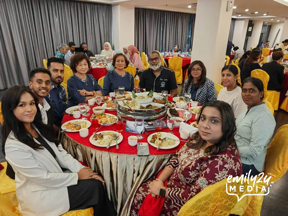 at the VIP table