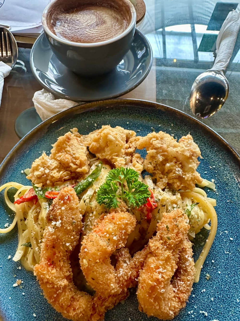 Tempura Buttermilk Fettuccine