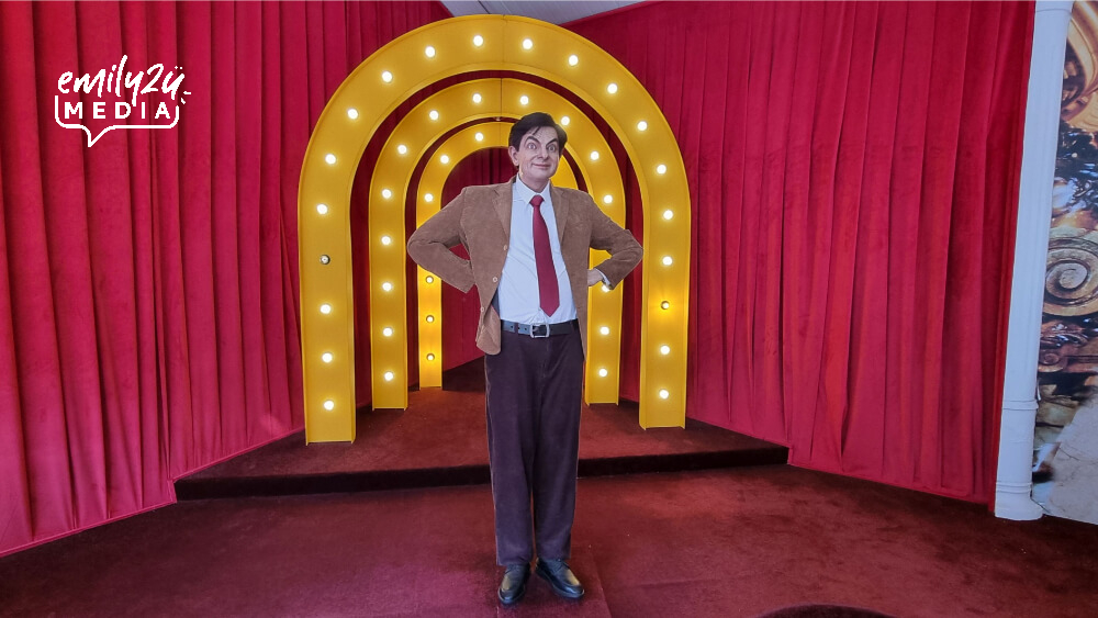 Mr Bean wax figure